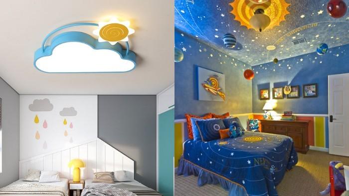 desain ceiling kamar anak