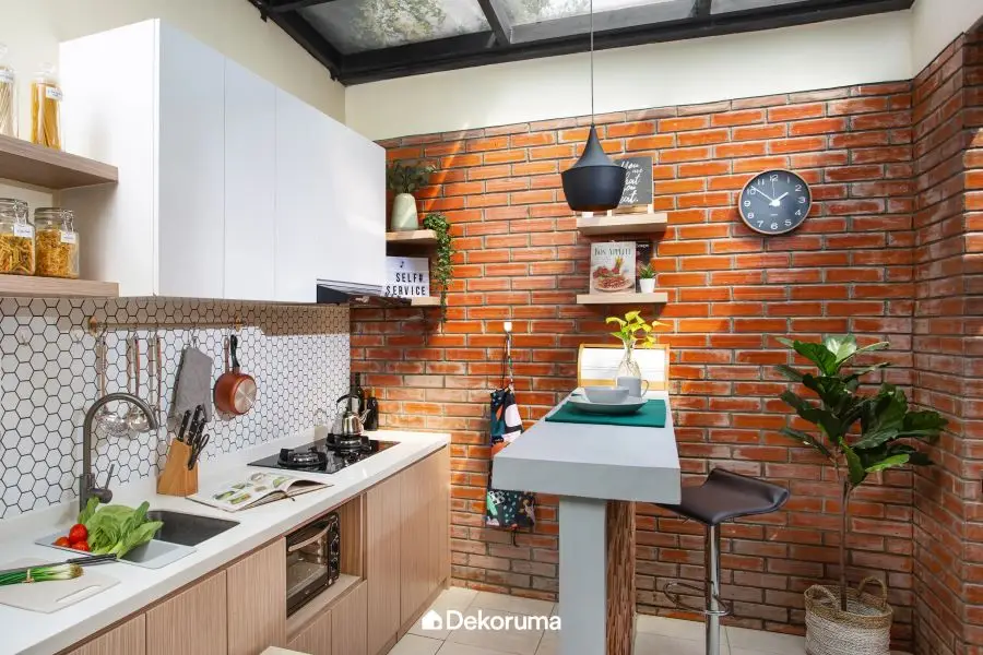 dapur unik dan sederhana